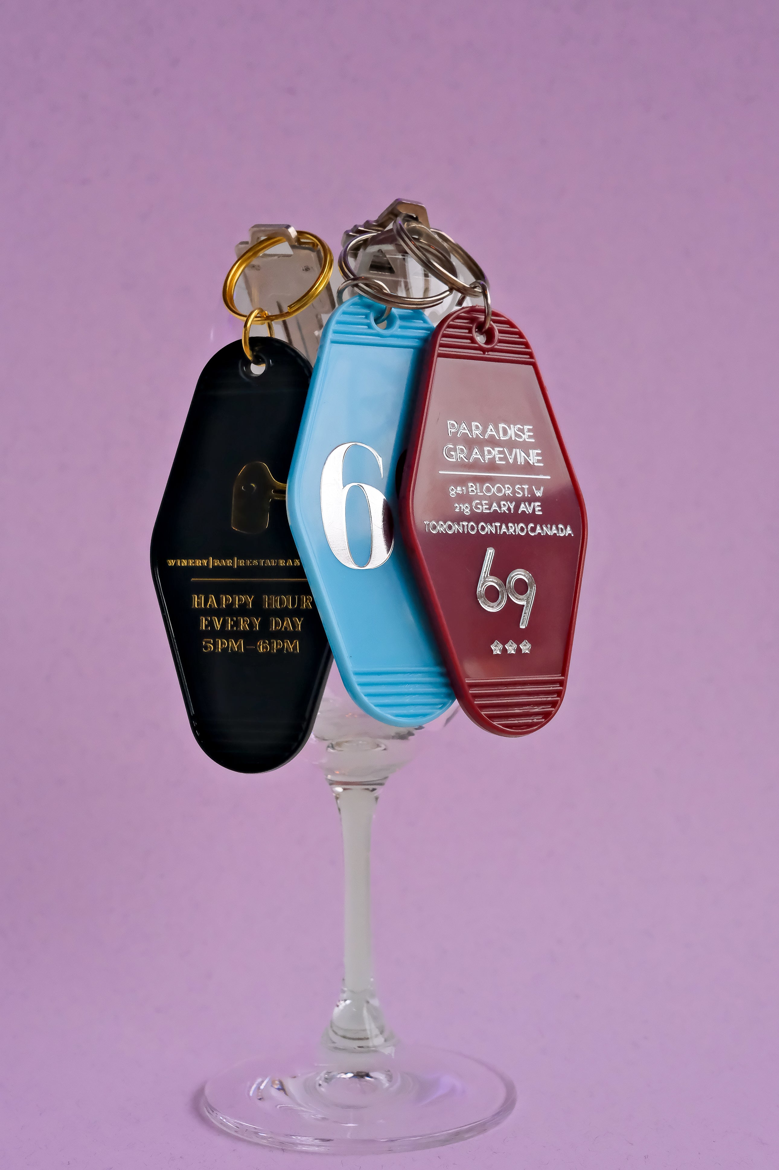 Motel Keychain