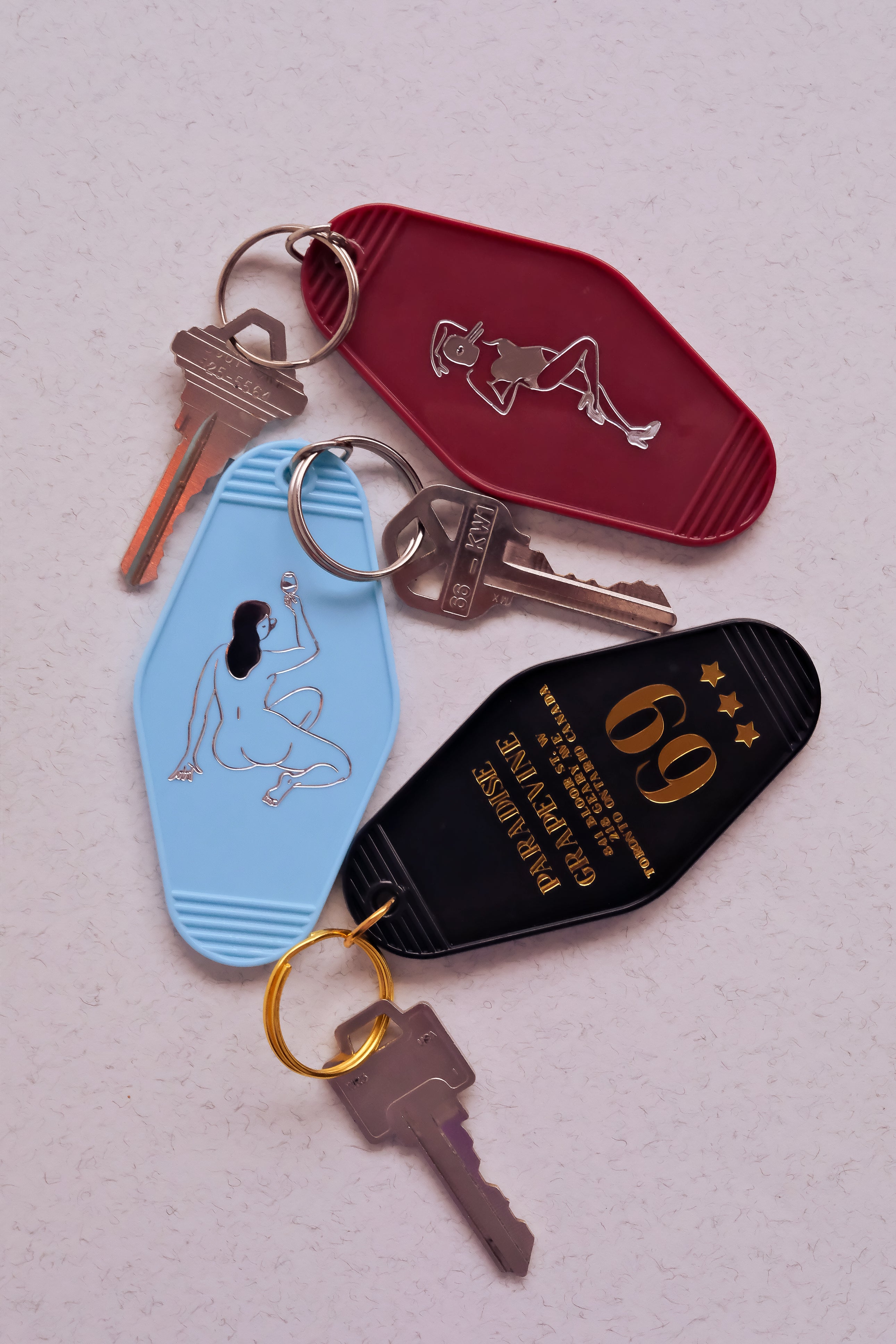 Motel Keychain