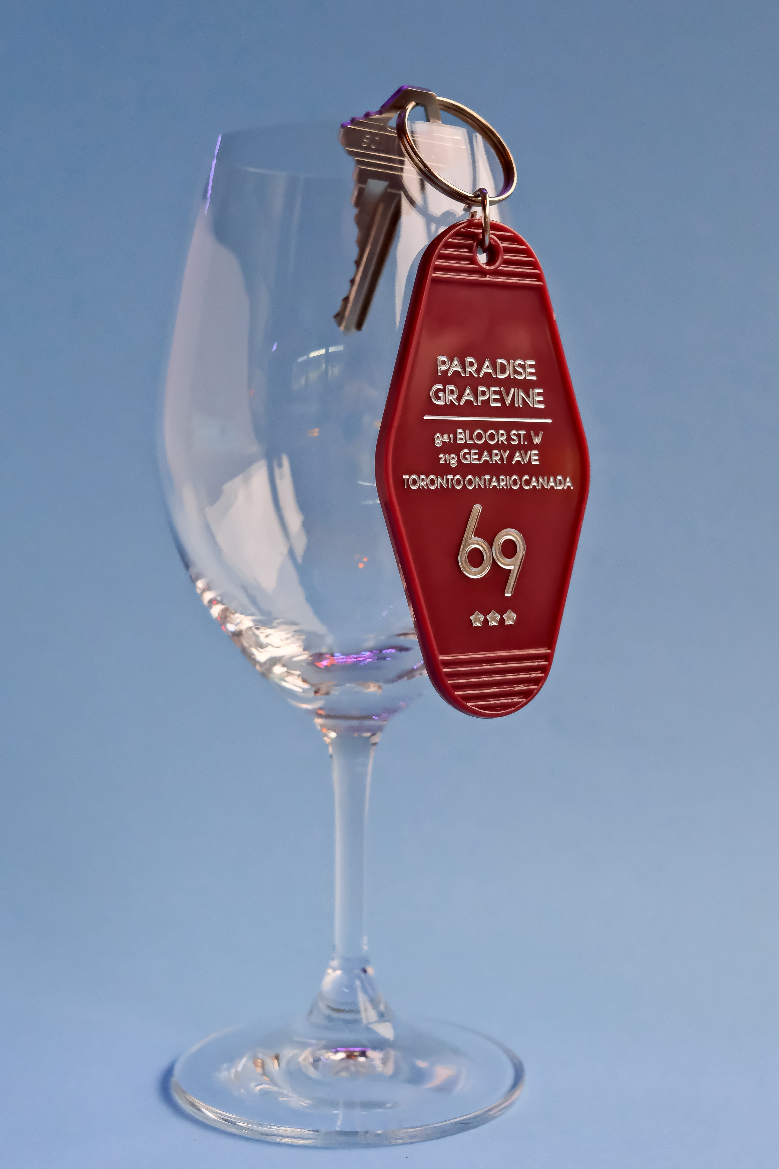 Motel Keychain