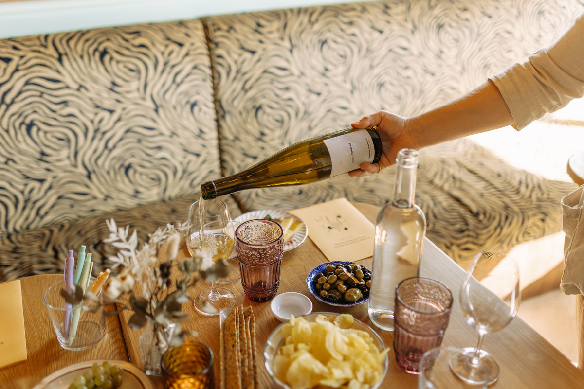 Wine and cheese tasting at Paradise Grapevine